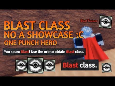 Blast Roblox One Punch Hero Youtube