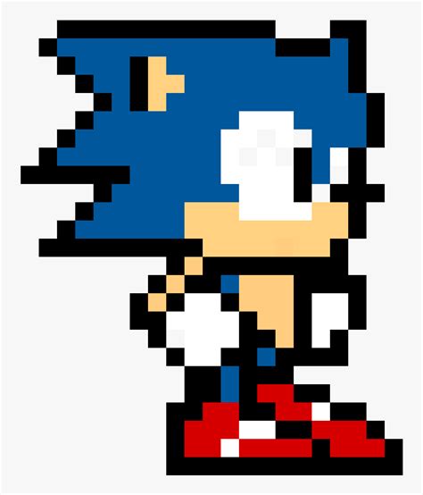 Sonic Pixel , Png Download - Pixel Art 8 Bit Sonic, Transparent Png ...