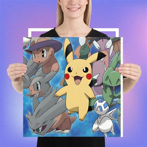 Pokemon Pikachu Poster - Etsy