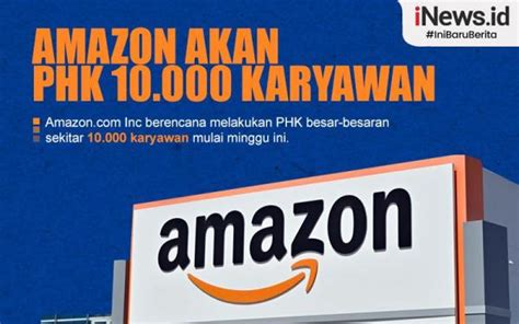 Infografis Amazon Bakal PHK 10 000 Karyawan