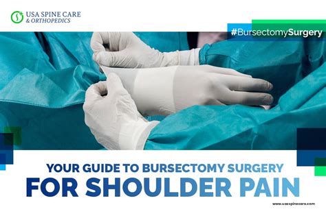 Your Guide To Shoulder Bursectomy Surgery Usa Spine Care