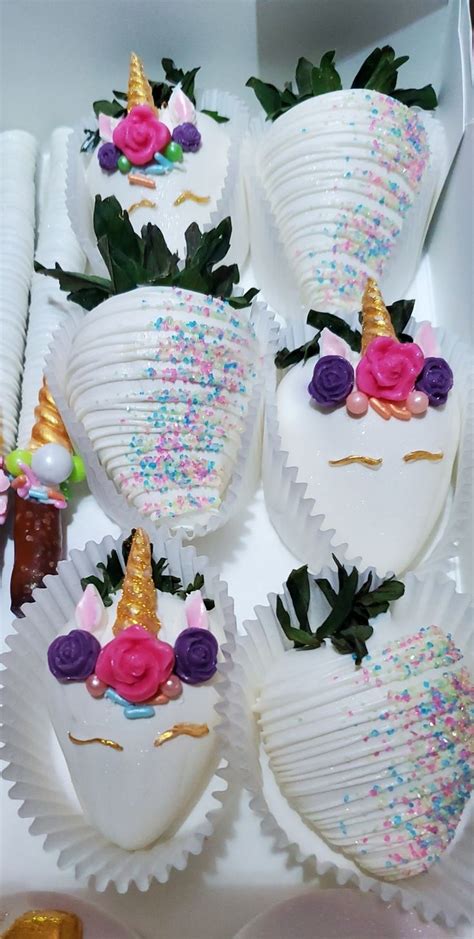 Unicorn Theme Chocolate Covered Strawberries In 2024 Chocolate Covered Strawberries Bouquet