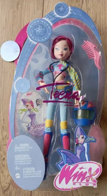 VERY RARE POUPÉE Doll Winx club Tecna biker 2007 new neuve NIB Mattel