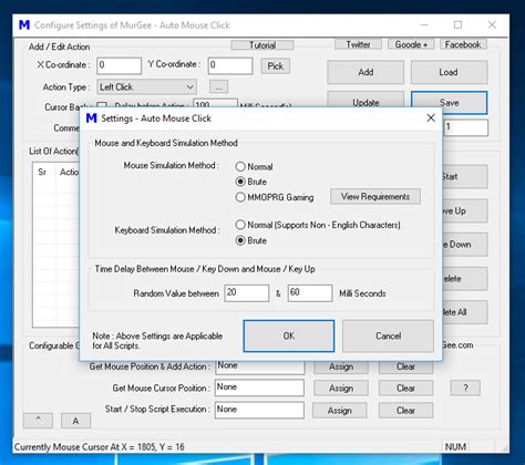 Mouse Automation Macro Actions for Script | Automate Windows with Mouse ...