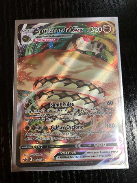 Sandaconda Vmax Nm M Chilling Reign Pokemon Ebay