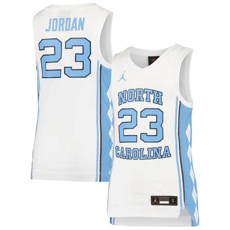 North Carolina Tar Heels 23 Team Basketball Youth Jersey - White - Bluefink