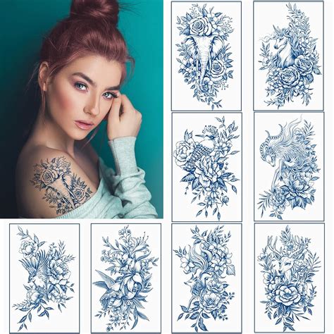 Buy Aresvns Semi Permanent Tattoos For Women Teen Girls Waterproof And