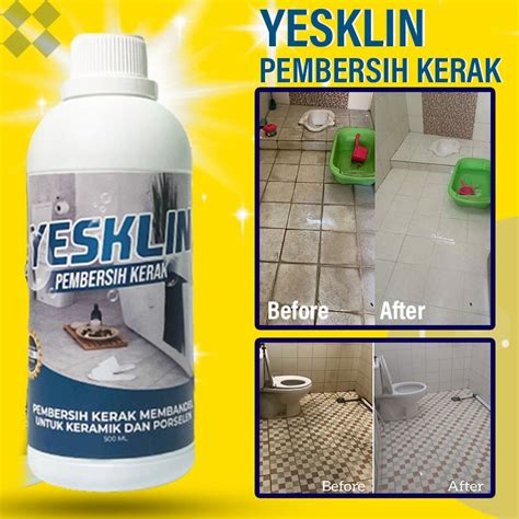 Jual Yesklin Cleaner Original Pembersih Kerak Keramik Kamar Mandi