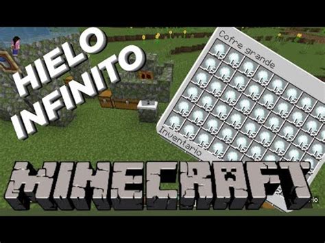 Como Hacer Una MINI GRANJA DE NIEVE INFINITA En MINECRAFT EXPERIMENTOS