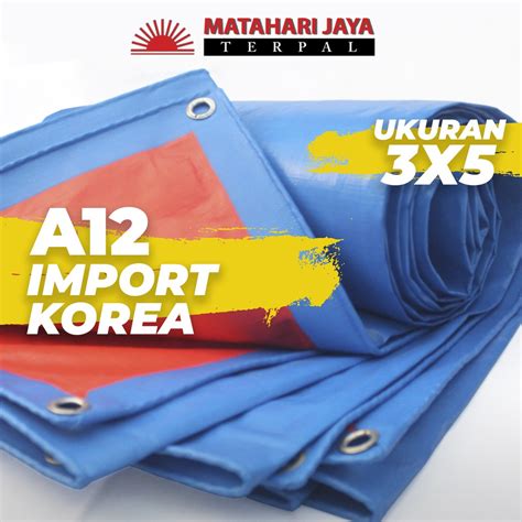 Jual Terpal Plastik Korea A Ukuran X Tahan Air Tebal Shopee