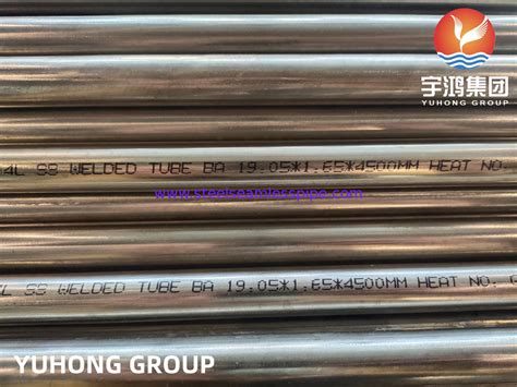 ASTM A249 ASME SA249 TP304 TP304L TP316L Stainless Steel Welded Tubing