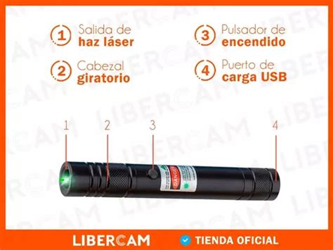 Puntero Laser Profesional Verde 50mw Alto Alcance Real En Venta En