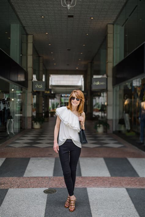 ONE SHOULDER TOP FEATURED ON THE BLOG