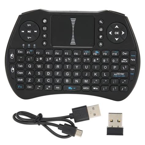 Mini Clavier Sans Fil Distance Ghz Usb R Cepteur Qwerty Pour