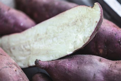 Organic Murasaki Sweet Potatoes 600g Riverford