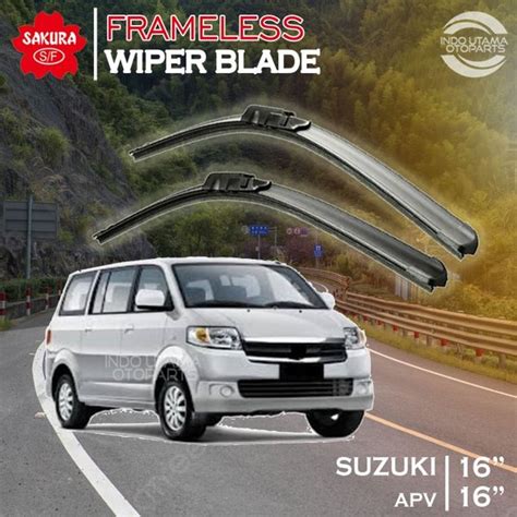 Jual Wiper Frameless Suzuki Apv Karet Kaca Mobil Sakura Di Lapak Indo