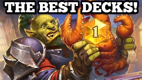 The FIVE BEST DECKS To Hit LEGEND In Standard And Wild After The Reno