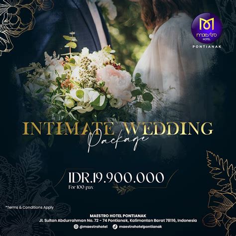 intimate wedding package maestro hotel pontianak