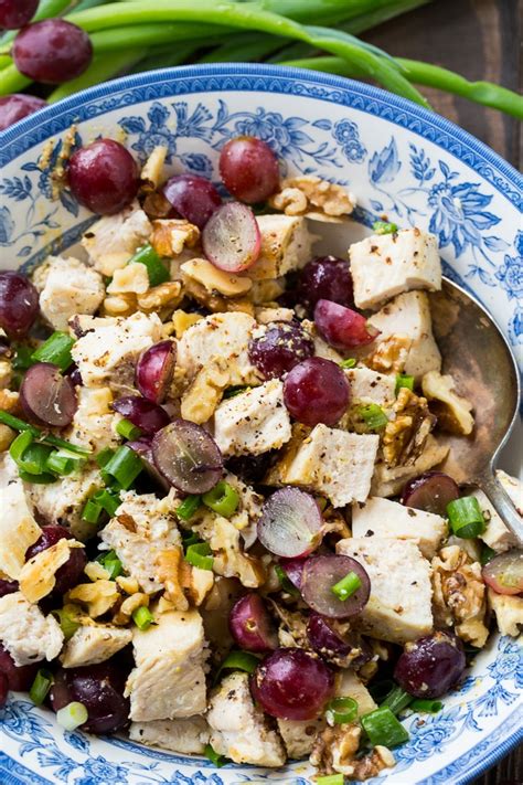 Chicken With Grapes And Mustard Vinaigrette Spicy Southern Kitchen