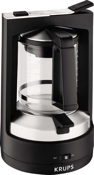 Krups Cafetière filtre Pression inox Machine à café 1 L 12 tasses