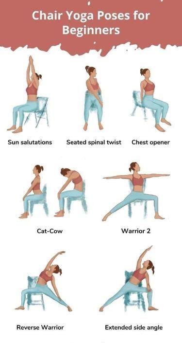 Chair Yoga Poses For Beginners En Posturas De Yoga En Silla