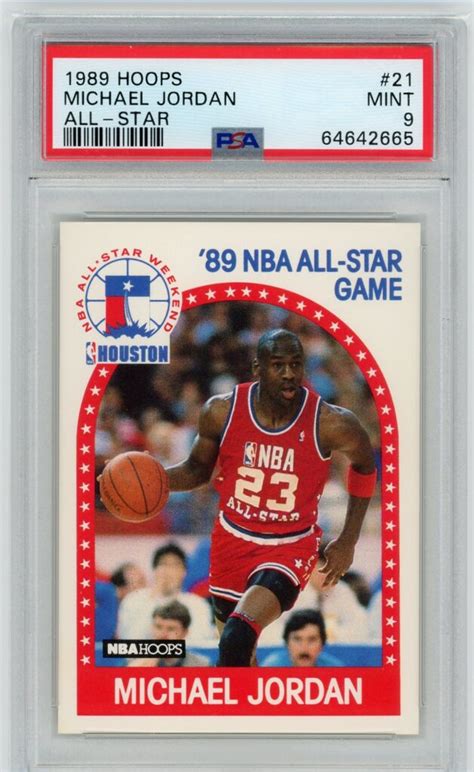 Hoops Michael Jordan Psa All Star Mint Chicago Bulls Hof