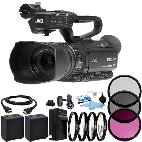 JVC GY HM250 UHD 4K Streaming Camcorder With Built In Lower Thirds