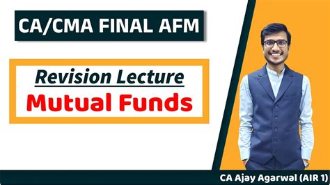 Mutual Funds Revision Cacma Final Afmsfm Complete Icai Coverage