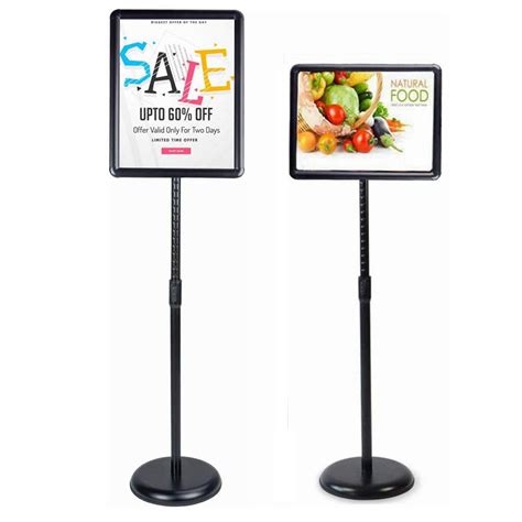 Buy Nisorpa A3 Sign Holder Stand Adjustable Floor Stand Snap Frame Menu