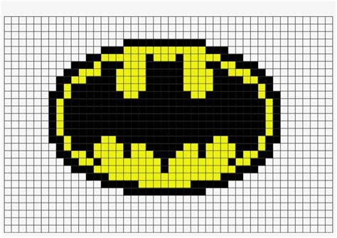 pixel art batman grid Minecraft pixel art templates and tutorials: batman-minecraft pixel art ...