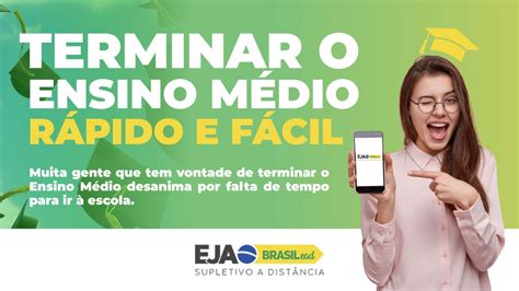 Ensino Médio rápido e fácil EJA Brasil