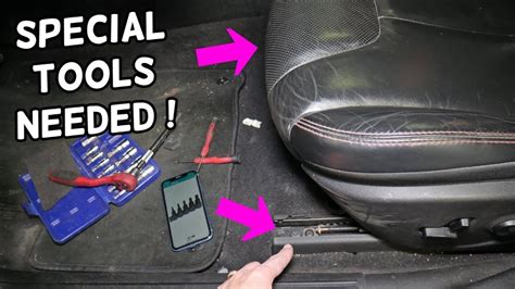 You Need Special Tool To Remove Front Seat On Dodge Jeep Chrysler Fiat