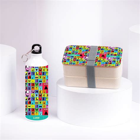 Order Little Monster Lunch Box With Bottle Online Same Day Delivery