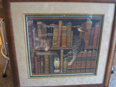 Artist Charles Wysocki S First Cat Print Signed Numbered Etsy