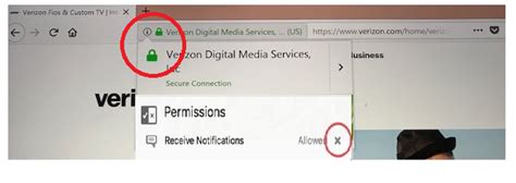 Web Push Notifications Verizon Intenet Support