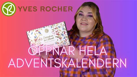 Ppnar Yves Rocher Adventskalender Youtube