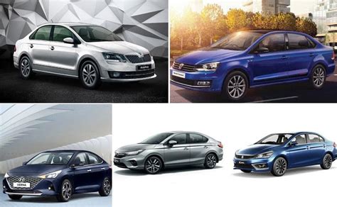 Honda City Vs Maruti Suzuki Ciaz Vs Hyundai Verna Vs Skoda Rapid And