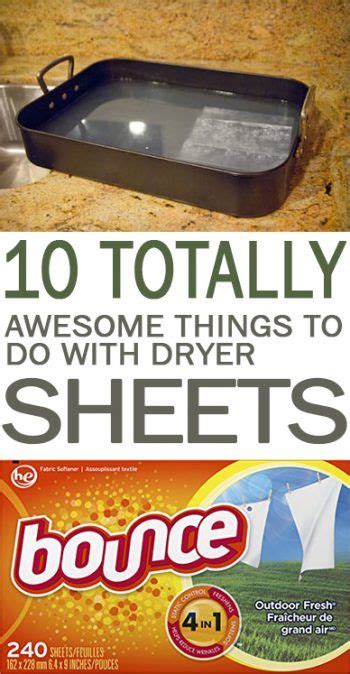 Dryer Sheets, Things to Do With Dryer Sheets, Uses for Dryer Sheets, Dryer Sheet Hacks, Cleani ...