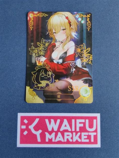 Kujou Sara Genshin Impact Ssr Goddess Story Anime Waifu Doujin Card Eur