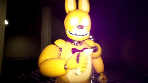 Springbonnies Chasing Me Fnaf Those Nights At Fredbears Remake