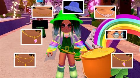 Getting All New Stpatricks Day Accessories In Royale High Youtube