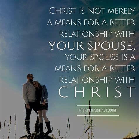 Christ Is Not Merely A Means For A Better Relationship With Your Spouse