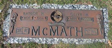 Baylor Hogg McMath 1896 1984 Mémorial Find a Grave