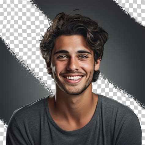 premium psd smiling guy   transparent background