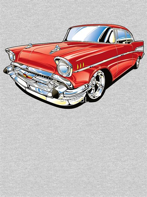 1957 Chevy Bel Air T Shirt By Dan13l Redbubble Chevrolet T Shirts