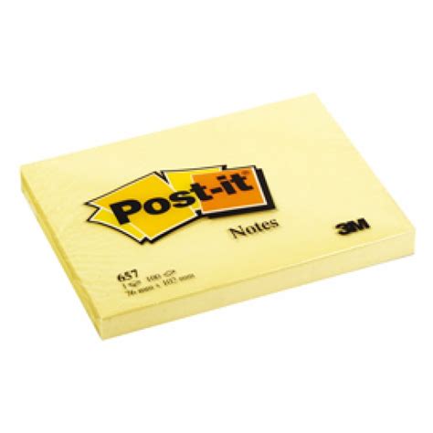 Blocco Foglietti X Mm Giallo Canary Fogli Post It