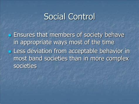 Ppt Social Control Powerpoint Presentation Free Download Id973693