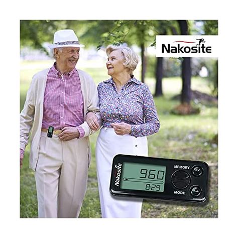 NAKOSITE PEDI2433 NVB Best 3D Pedometer Step Counter Fitness Tracker