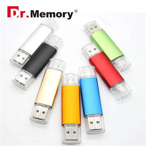 Dr Memory Pen Drive OTG USB Flash Drive Mini Metal Usb 2 0 8GB 16GB