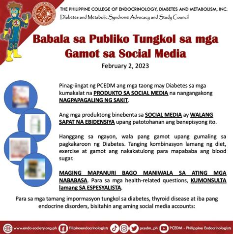 Pcedm On Twitter Share This Post May Kakilala Ka Bang May Diabetes